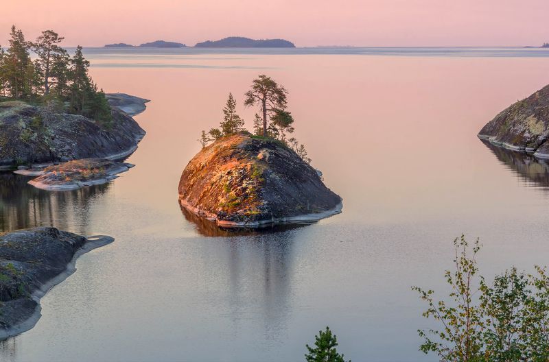 Тишина на Ладожском озере. Карелия фото превью