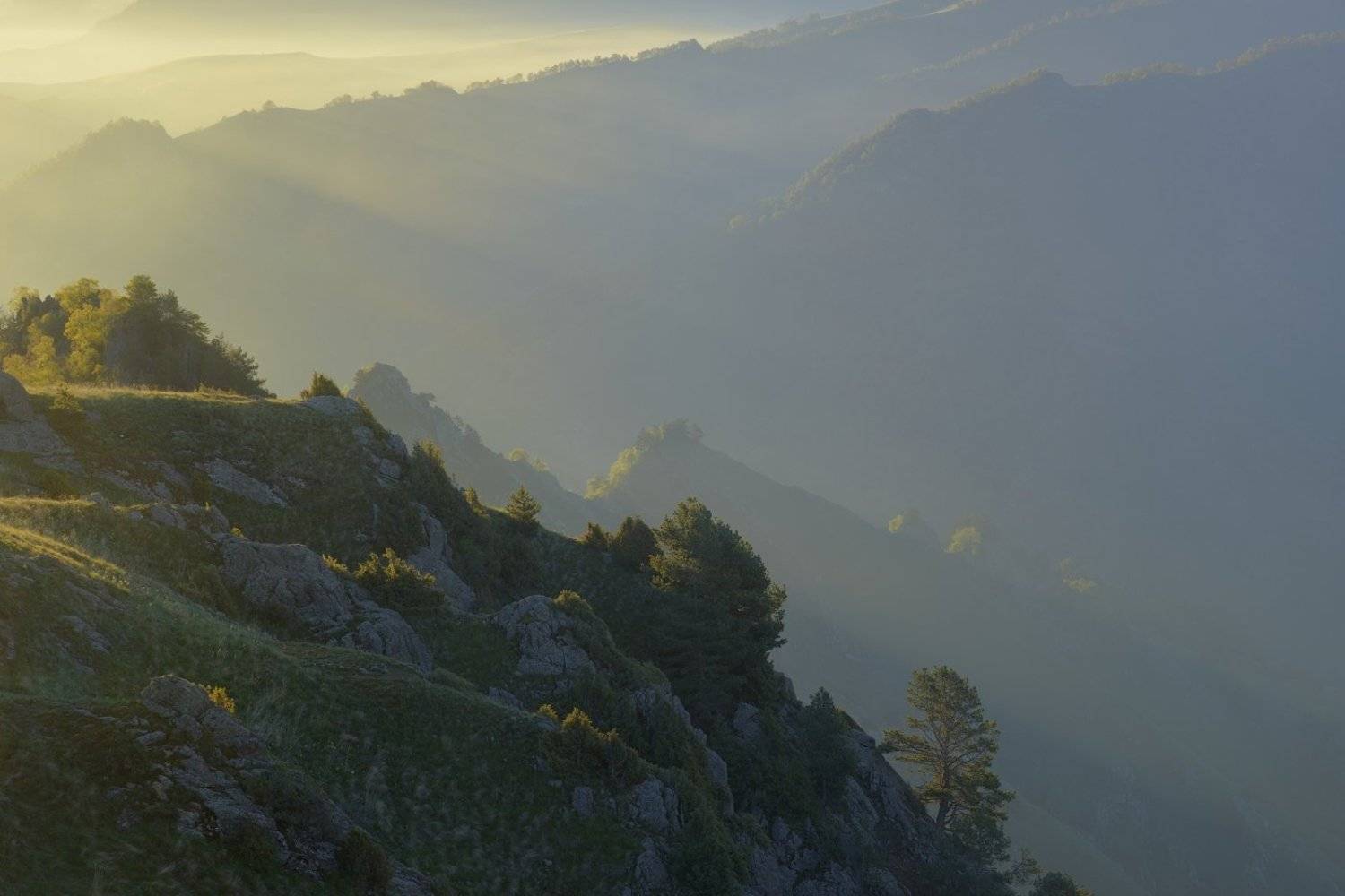 горы лето рассвет малка, Александр Жарников