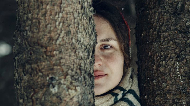 портер, зима, девушка Татьяна фото превью