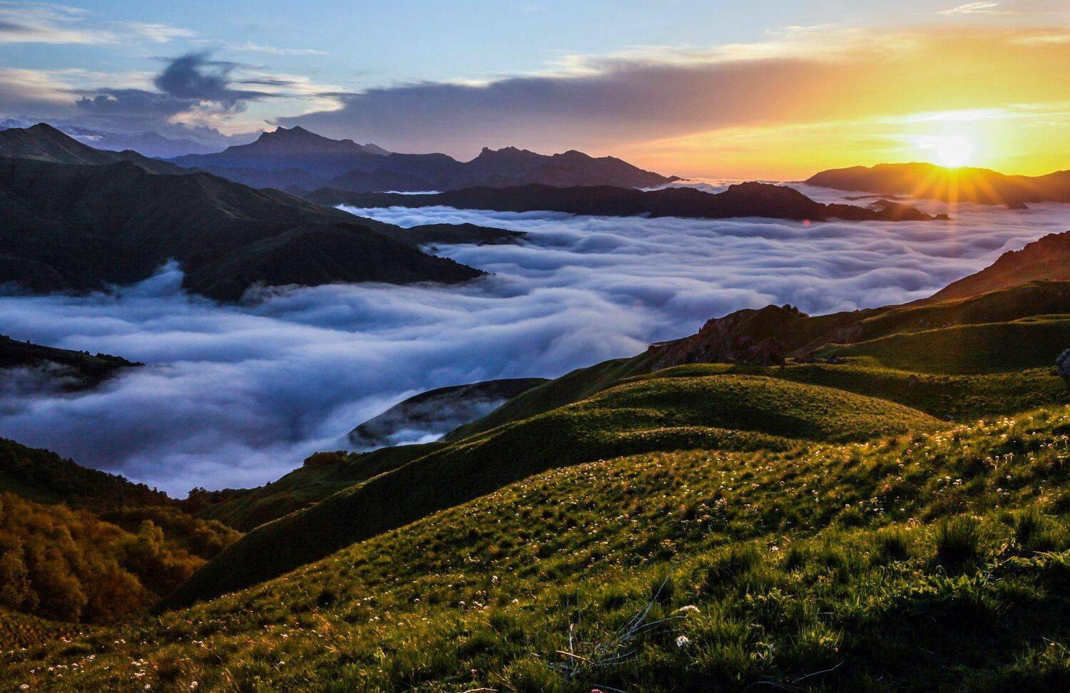 закат,горы,кавказ,чечня, Marat Magov