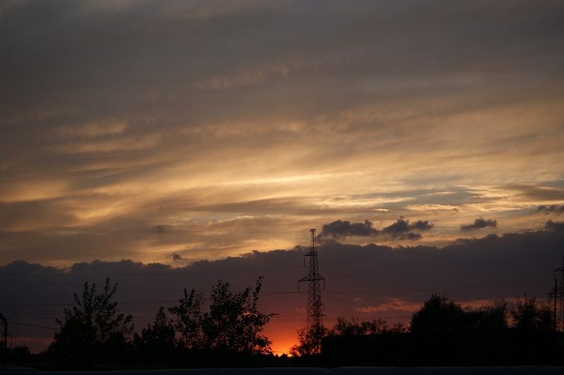 север, небо, облака, закат Немного северного неба фото превью