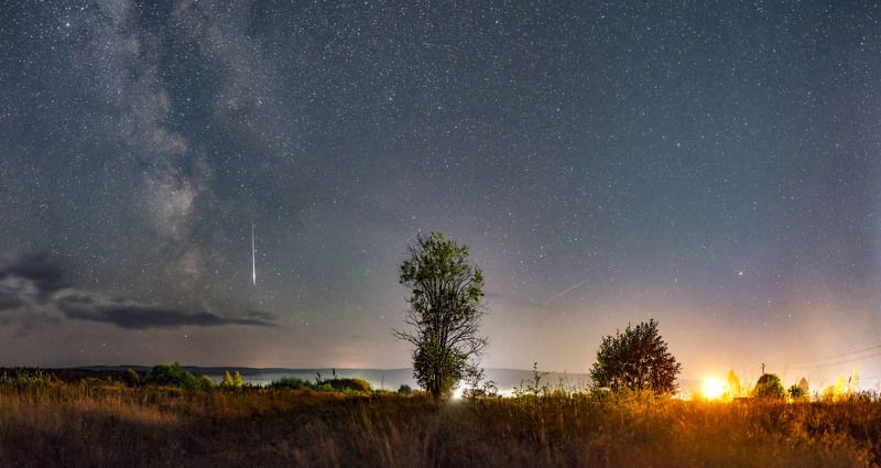урал, пермский край, персеиды метеорный поток Персеиды фото превью