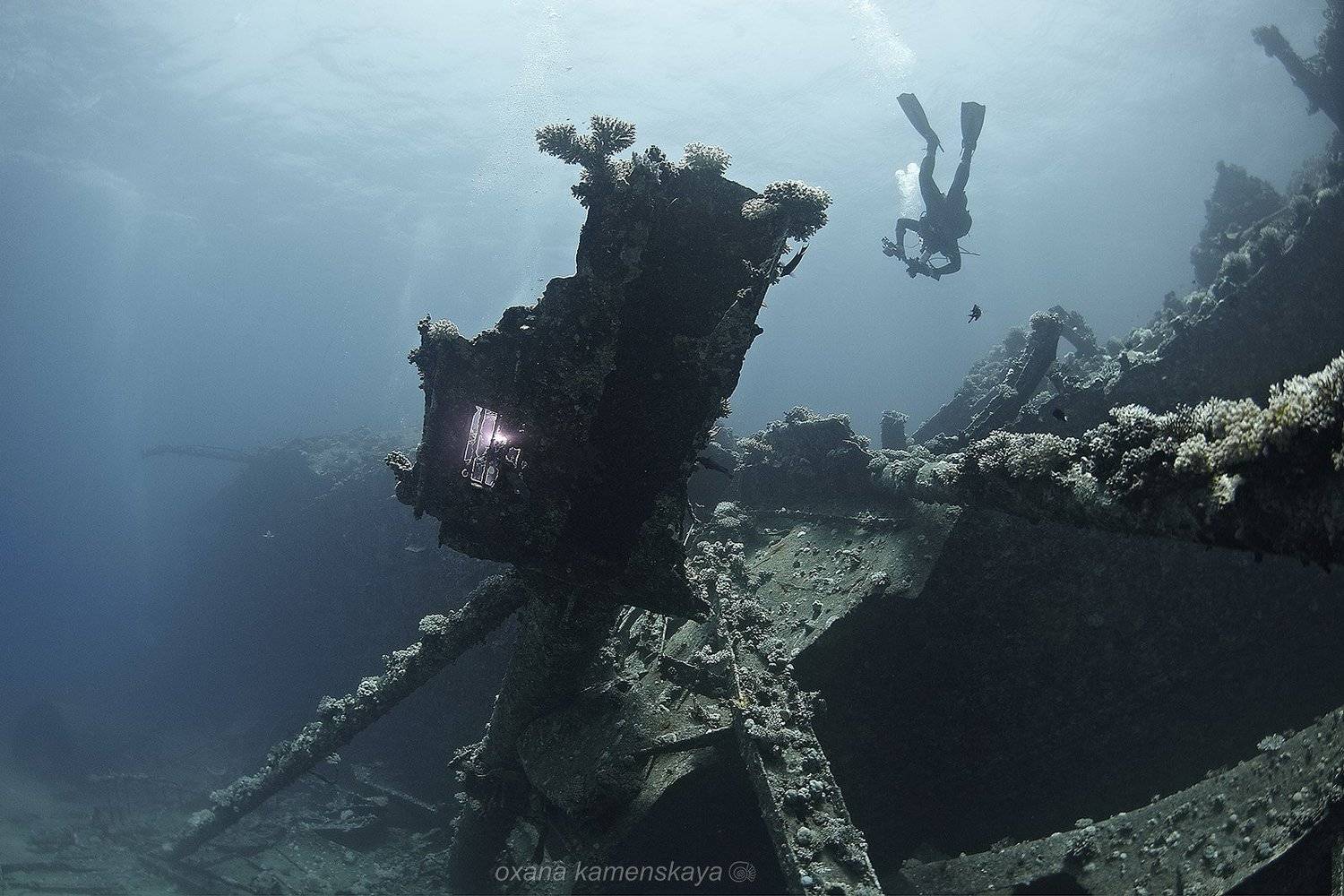 wreck Marcus underwater tile, Оксана Каменская