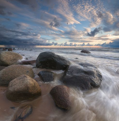 Stormy sunset @ Saulkrasti beach