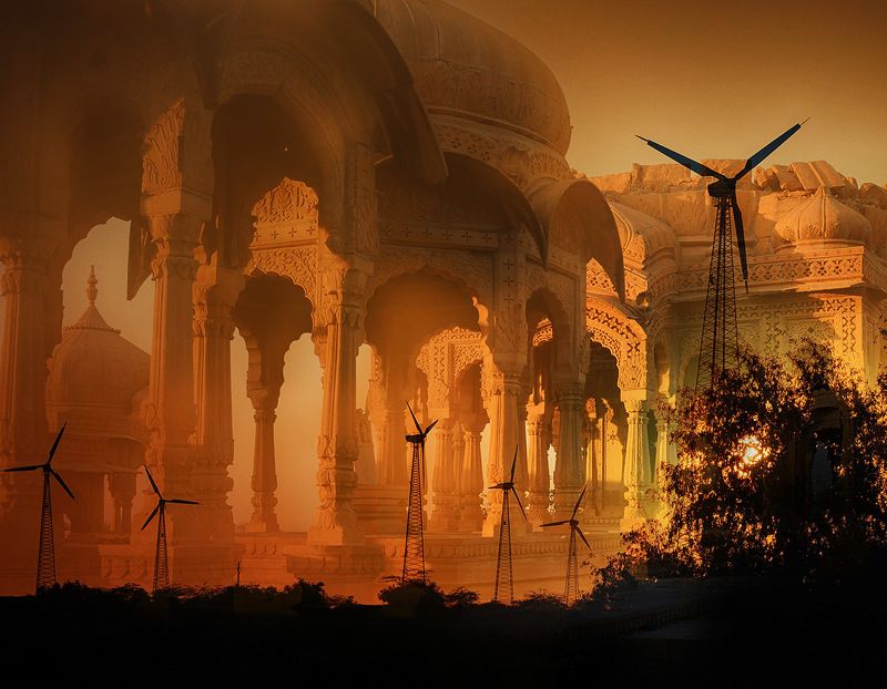 индия, раджастан, джайсалмер, ценотафы, махараджи Мираж фото превью