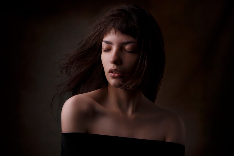 портрет, девушка, картина Enigma фото превью