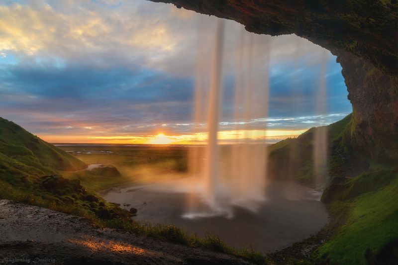 Водопад Сельяландсфосс фото превью
