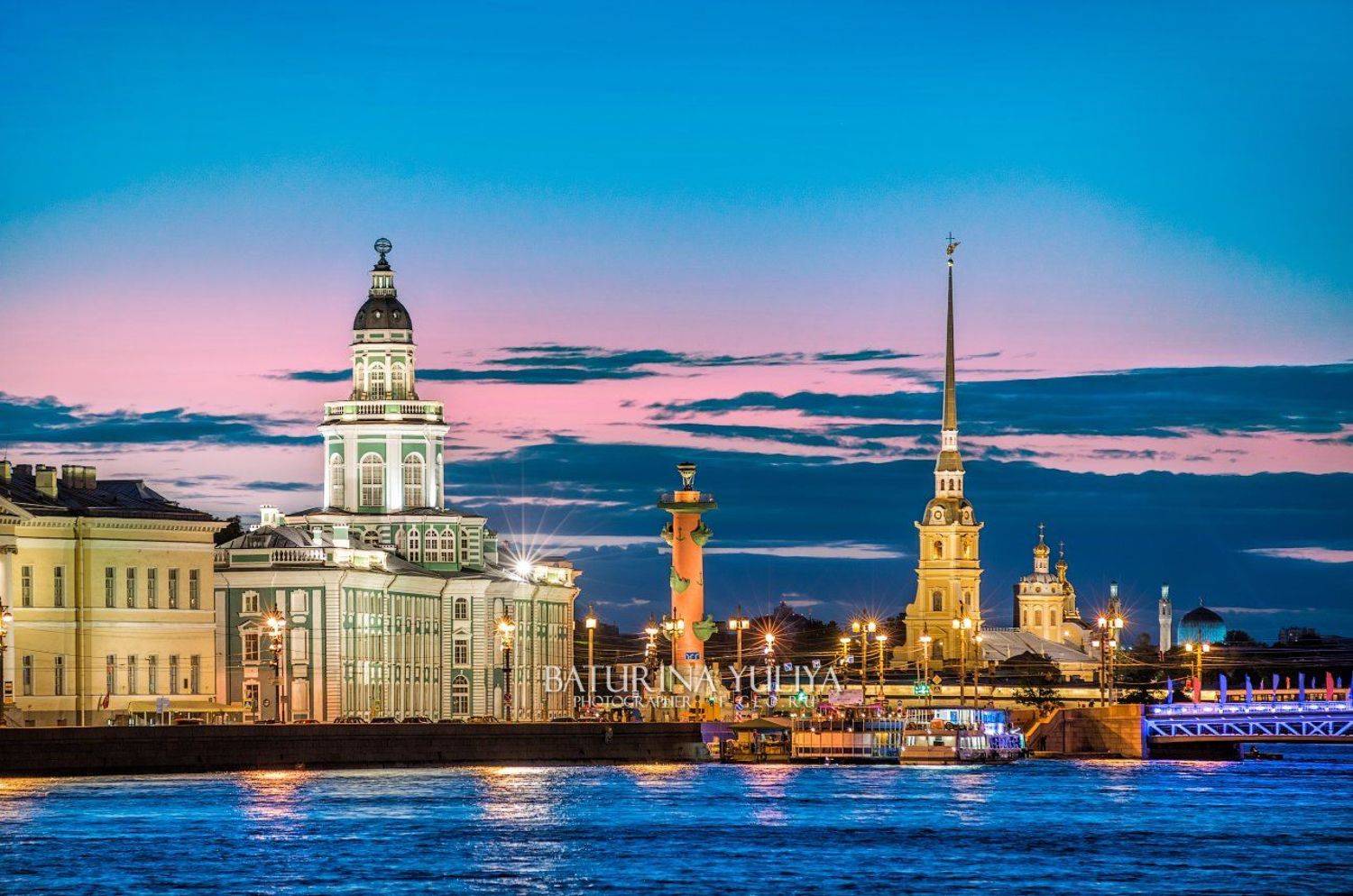 санкт-петербург, белая ночь, кунсткамера, петропавловская крепость, Юлия Батурина