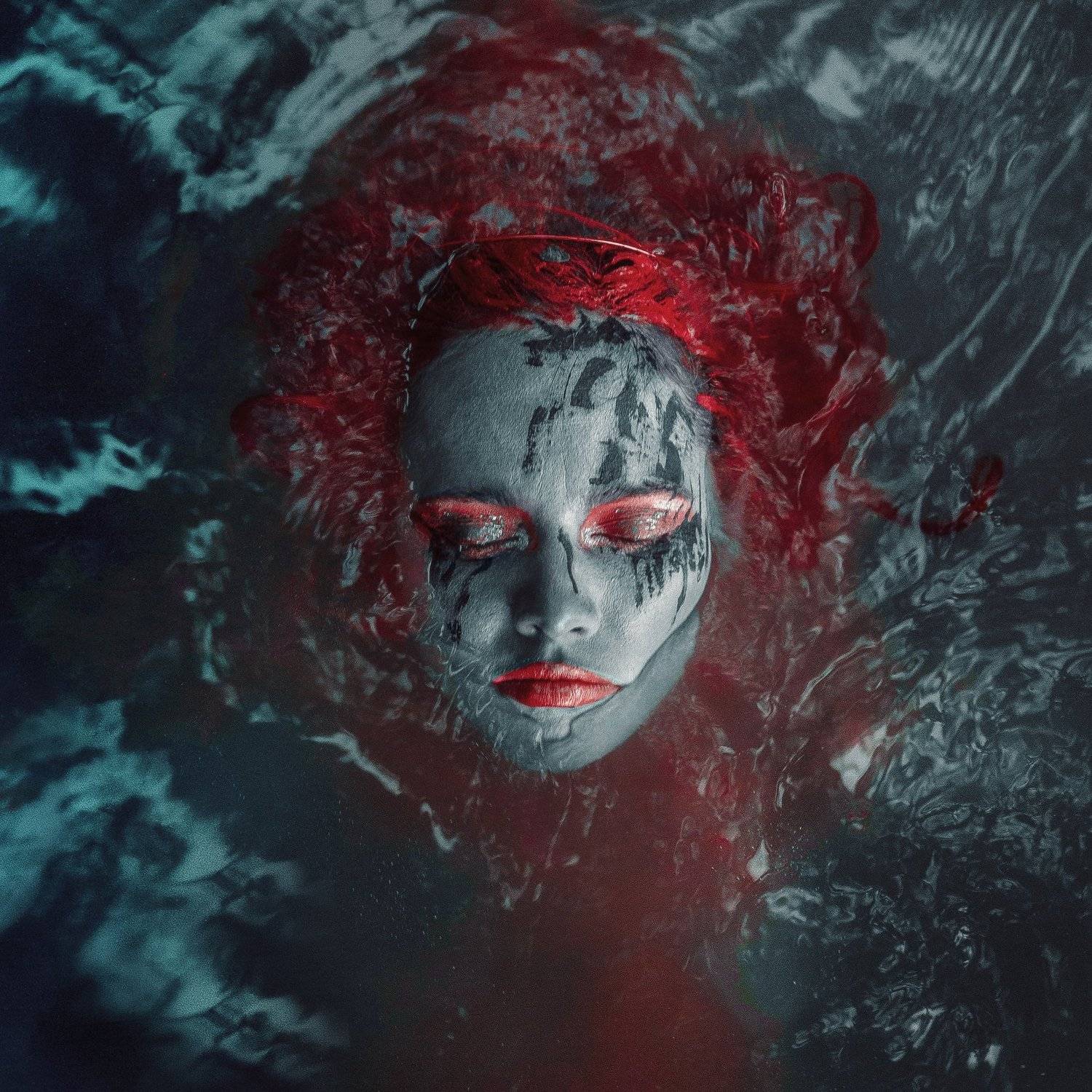 girl, face, portrait, water, skin, hair, red, red, silence, victim, russia, девушка, лицо, портрет, вода, кожа, волосы, рыжая, красный, тишина, жертва, россия, Васильев Андрей
