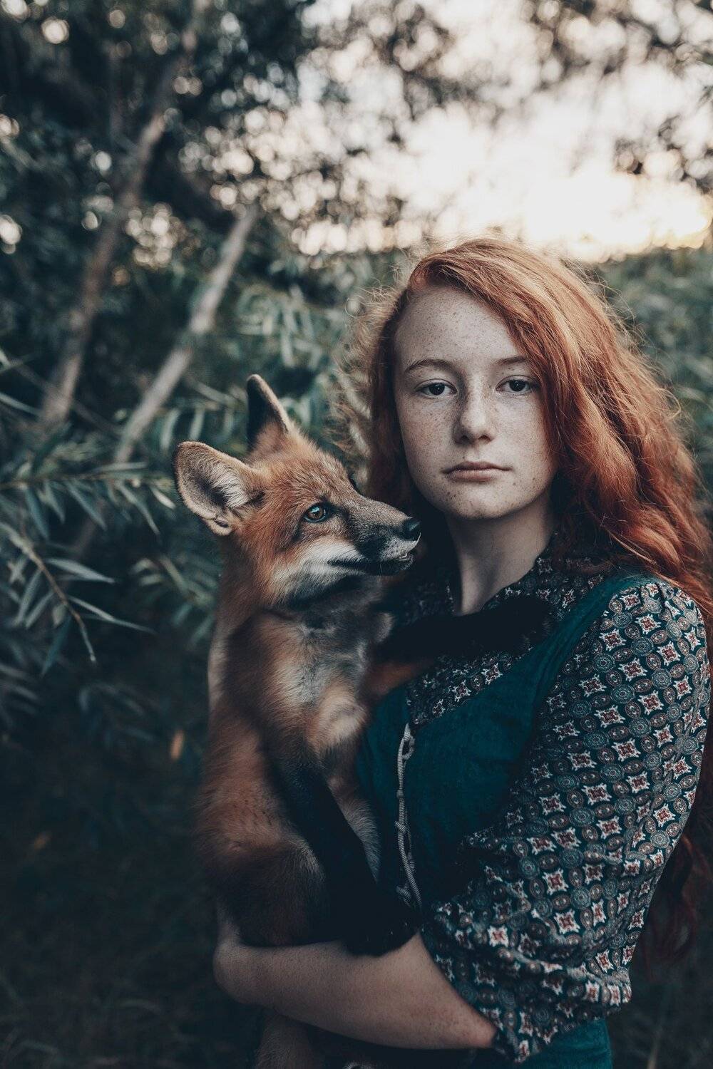 лисенок рыжий девочка цвет, Вероника Гергерт