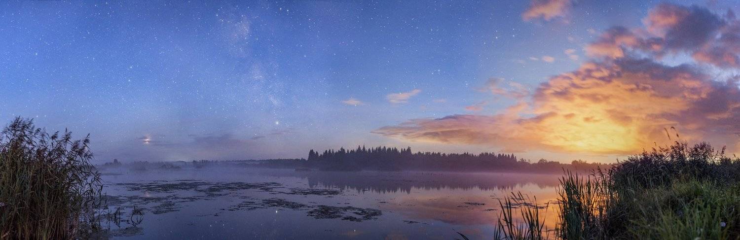 урал, пермский край, река, млечный путь, Андрей Козлов