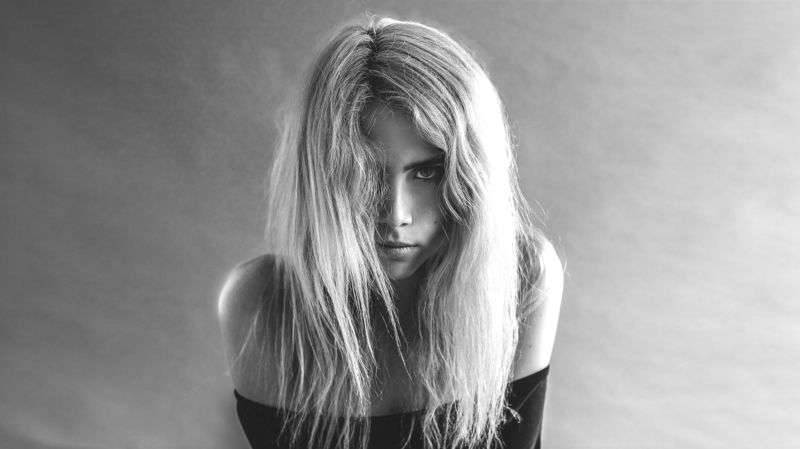 bw, portrait Маша фото превью