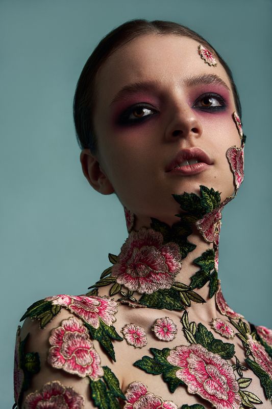 fashion, style, collage, flower, fineart, portrait, retouching, awesome, beauty Soldato Rosso фото превью