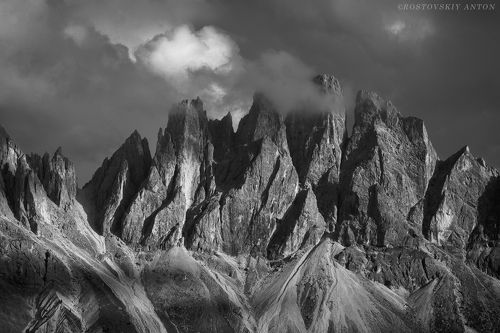 вечер в горах