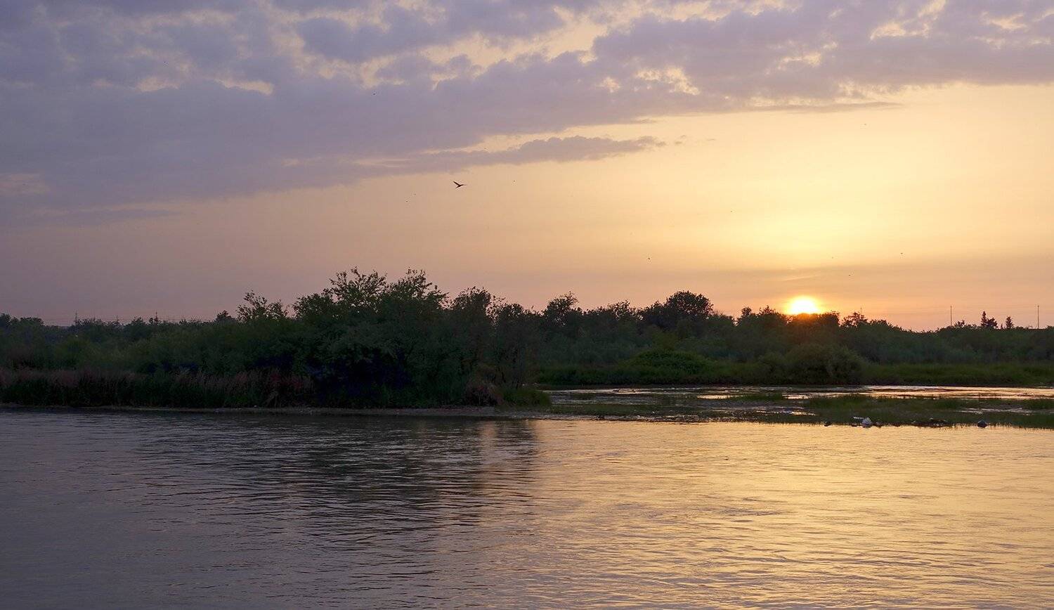 sunset in the city of mosul, mohamad jalili