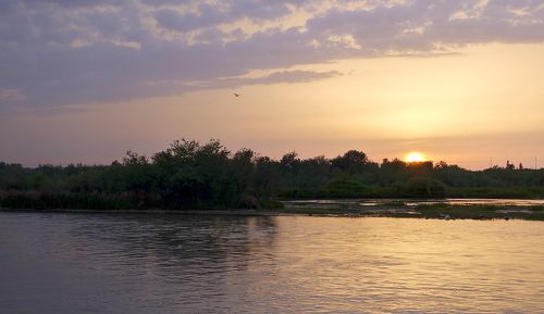 Sunset in the city of Mosul