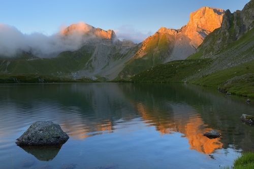 Вечер на озере