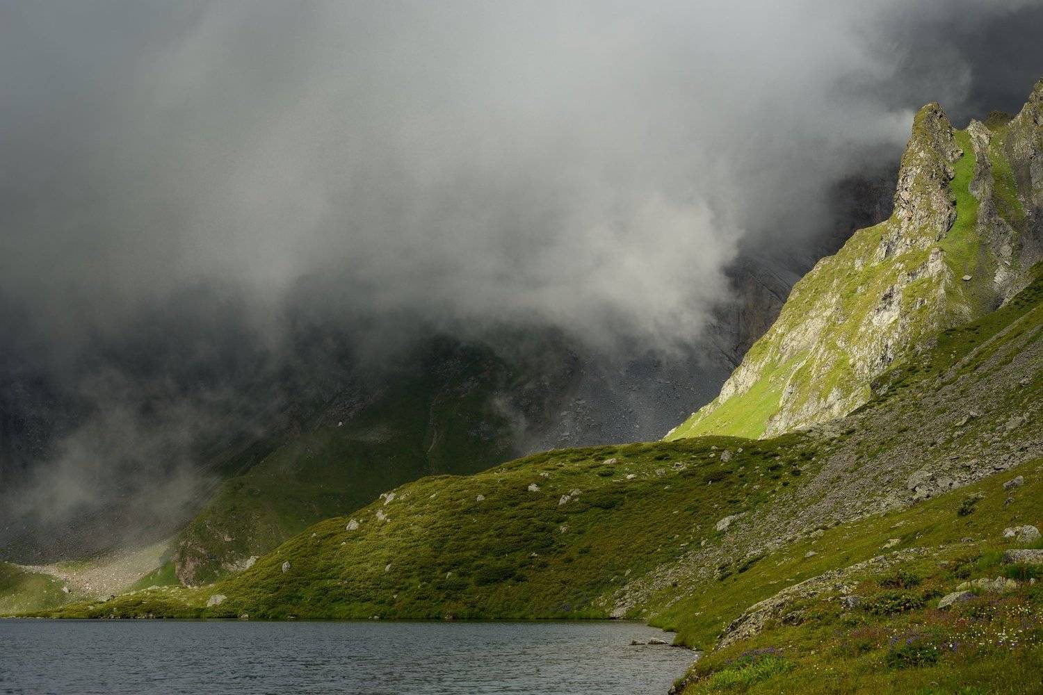 горы лето вечер загедан, Александр Жарников