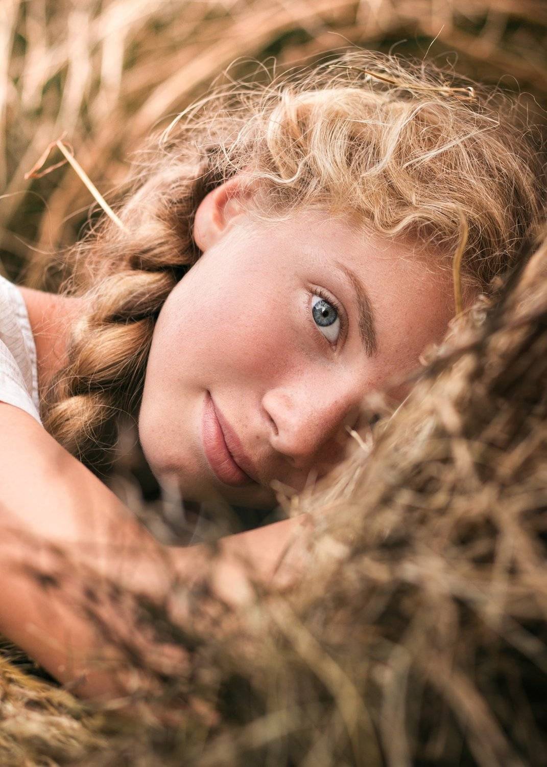 сено портрет natural взгляд portrait girl, Elina Garipova