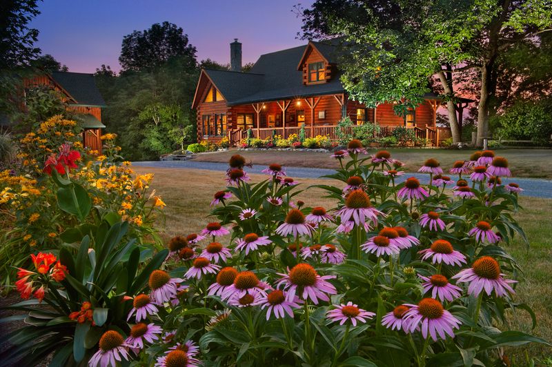 Flowers by the Cabin фото превью