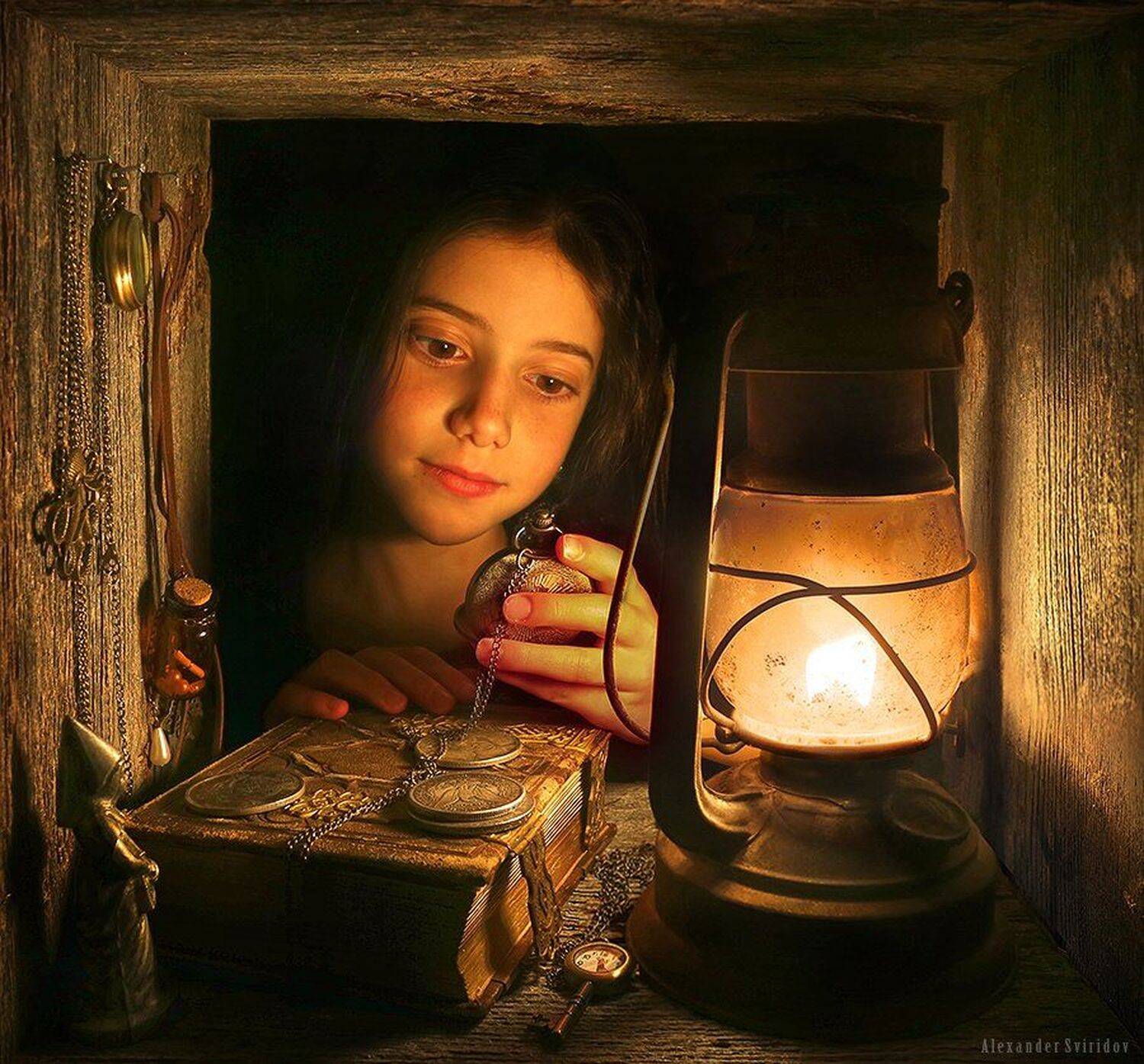 girl time lantern book, Alexander Sviridov