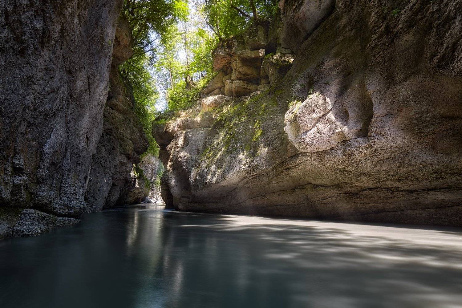 адыгея, хаджохская теснина, горная река, KrubeK