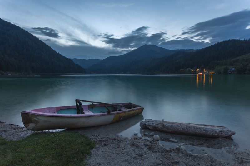 Вечер на озере фото превью