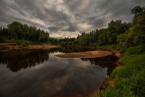 речные повороты (река Малый Юган)