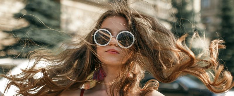 девушка, портрет, закат,  лето Ксения фото превью