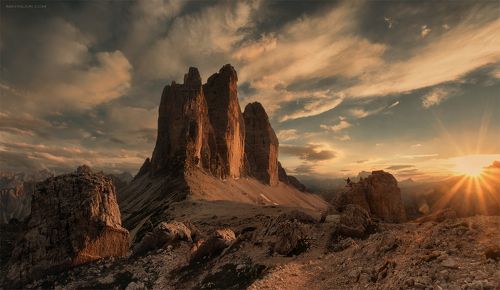 Солнце Доломитовых Альп...