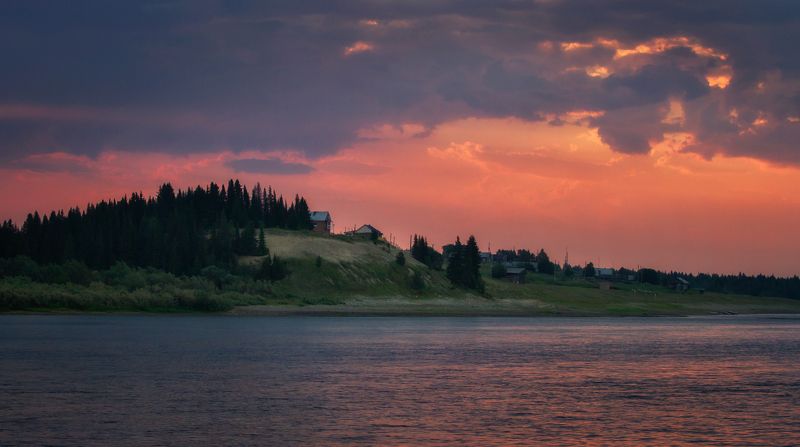 Печора. Июньская ночь. фото превью