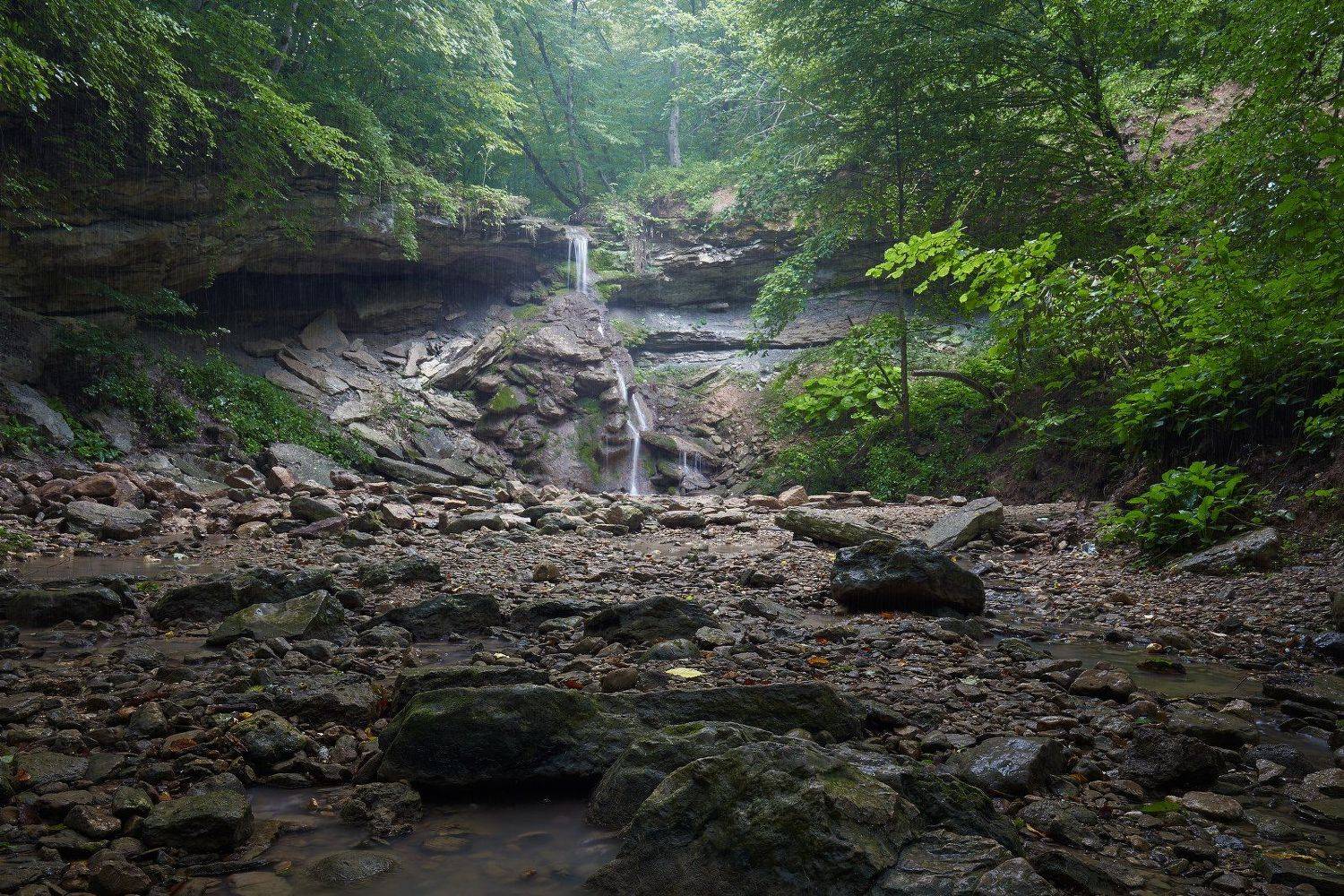 адыгея, большой хаджох, водопад, KrubeK