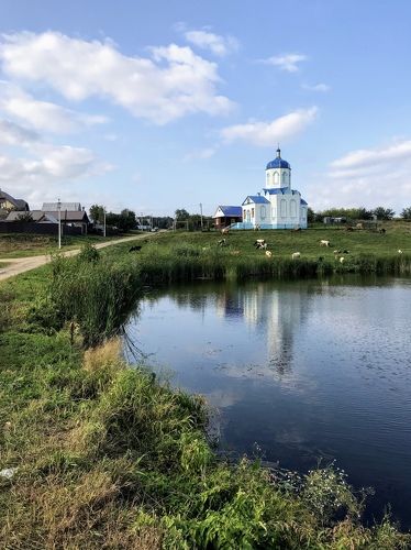 Village landscape. Russia