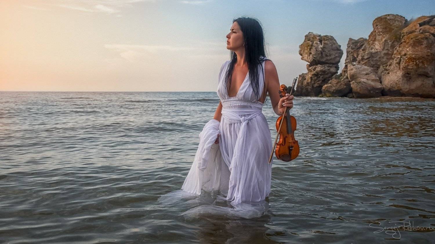 крым, азовское море, скалы, море, модель, Сергей Рехов