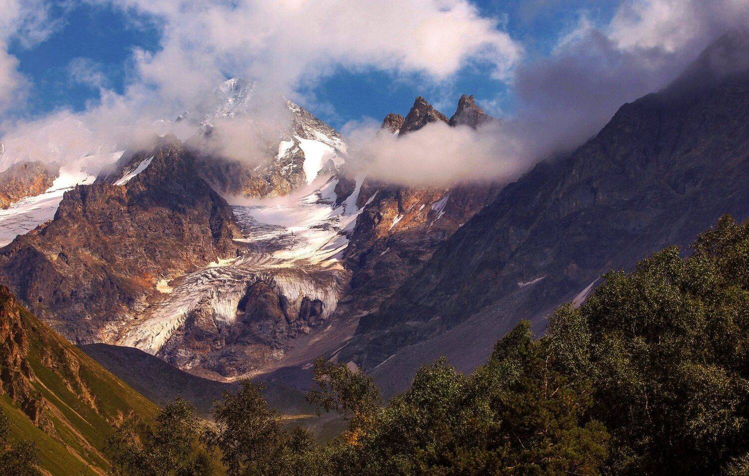 горы,ледник,чегем,, Marat Magov