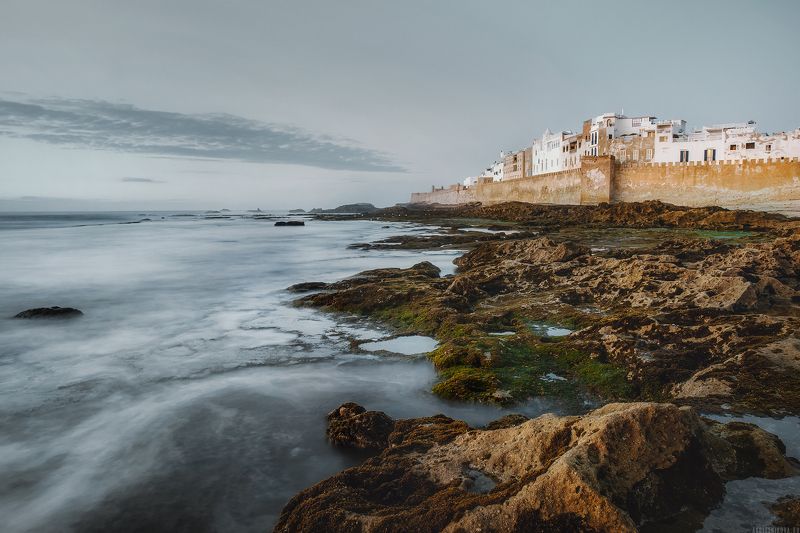 африка, путешествие, марокко, океан, travel, morocco, landscape, nature, africa Сумерки в Эссуэйре фото превью