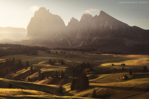 Morning in Alpe di Siusi | Triplaunch.ru