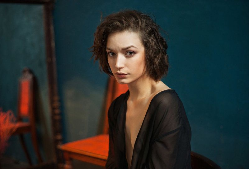 2018, beautiful, girl, model, portrait, portrait2018, sexy, studio, девушка, портрет Portrait фото превью