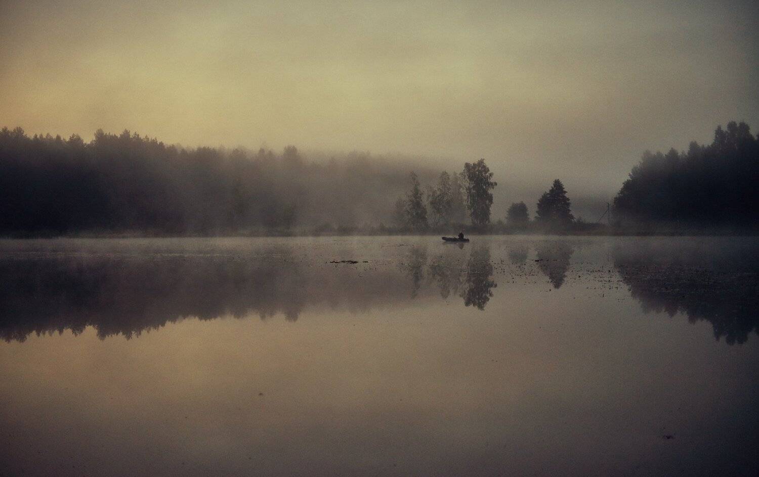 рыбалка, туман, природа, утро, рассвет, пейзаж, landscape, nature, fog, sunrise, Александр Фанковин
