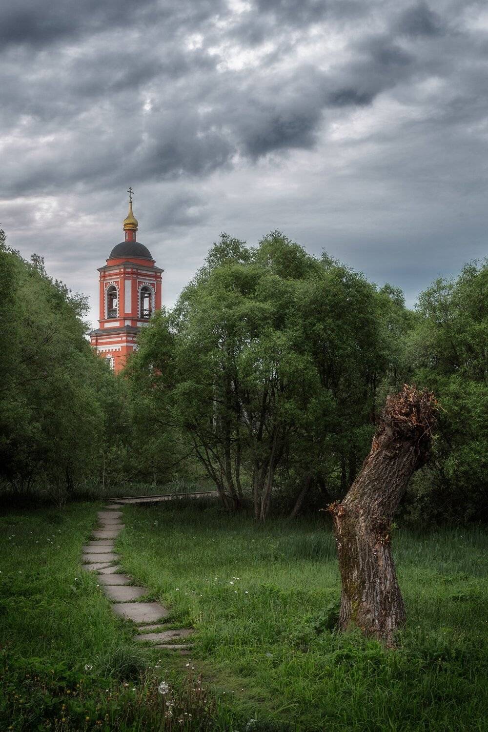 пейзаж, церковь, весна, настроение, landscape, церковь, Мартыненко Дмитрий