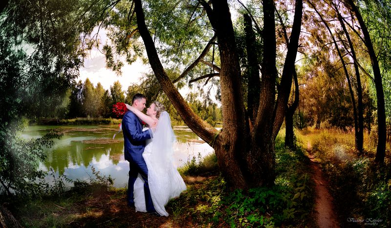 Свадьба , прогулка , СЧАСТЛИВЫЙ ДЕНЬ фото превью