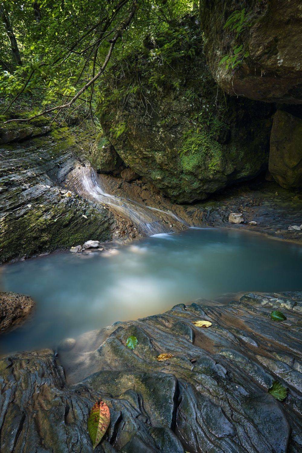 адыгея, водопад, природа, KrubeK