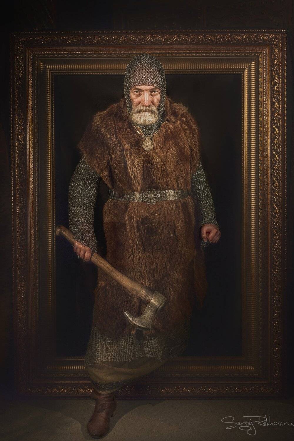 викинг, картина, студия, портрет, арт, portrait, rekhov, Сергей Рехов