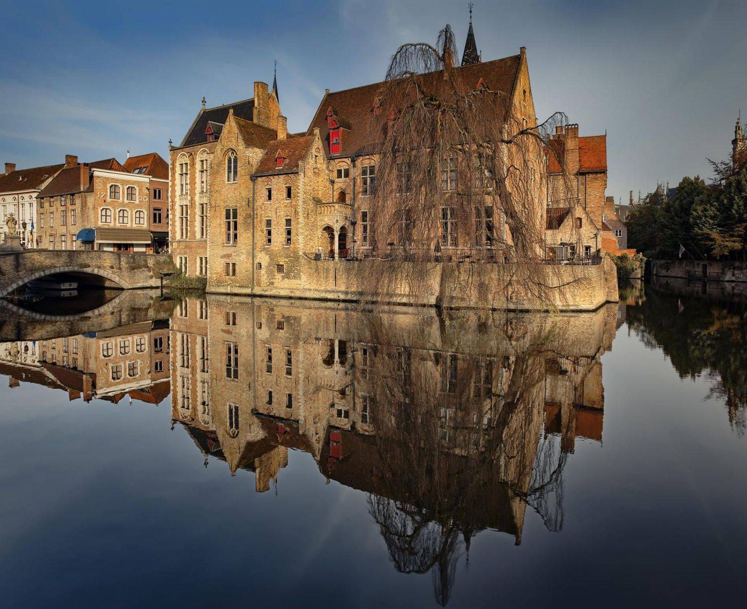 Бельгия, город, отражение, Александр Безмолитвенный