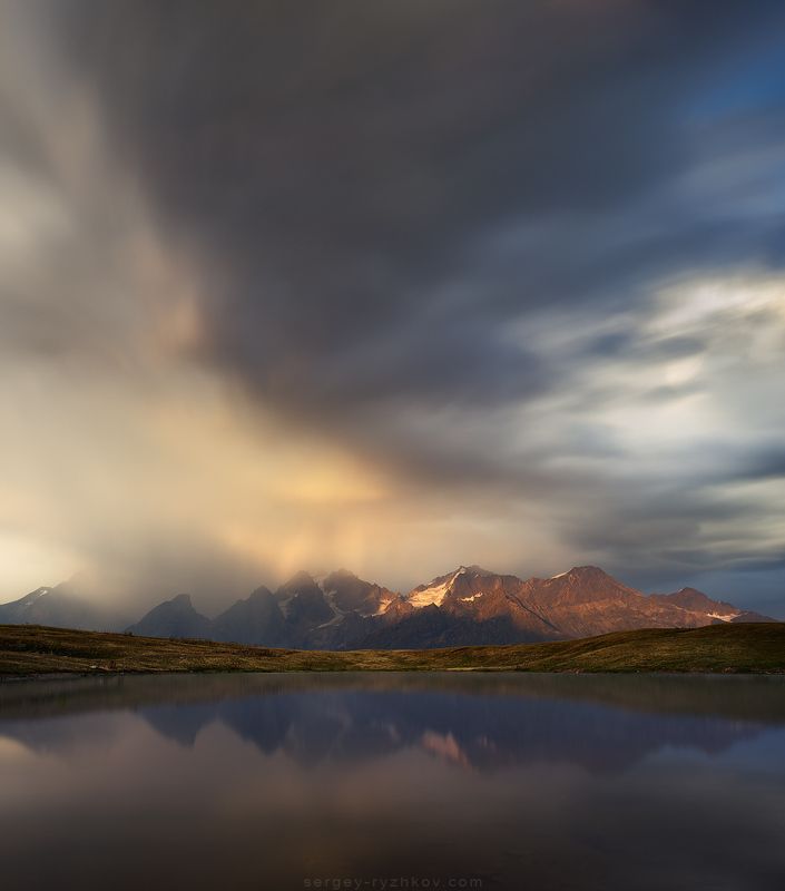 грузия, кавказ, корульди, озеро, горы, пейзаж, природа, шторм, storm, koruldi, caucasus, georgia, mountains, landscape, *** фото превью