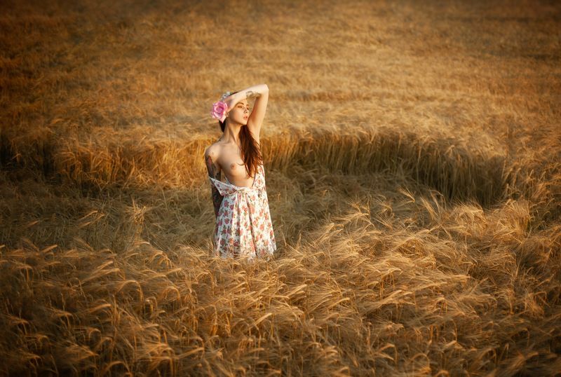 девушка, ню, эротика, портрет, природа, ryzhenkov.com Август фото превью