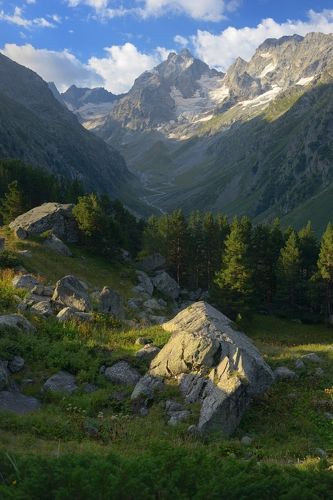 Утро в горах Кавказа