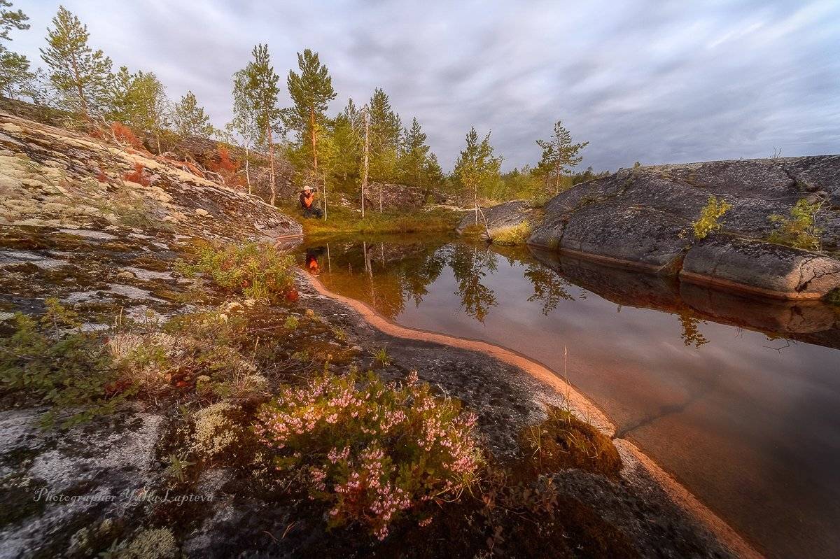 путешествие,пейзаж,ладога,карелия,утро,рассвет,камни,красота,россия,человек, Юлия Лаптева