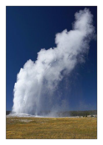 Old Faithful Geyser. Yellowstone.