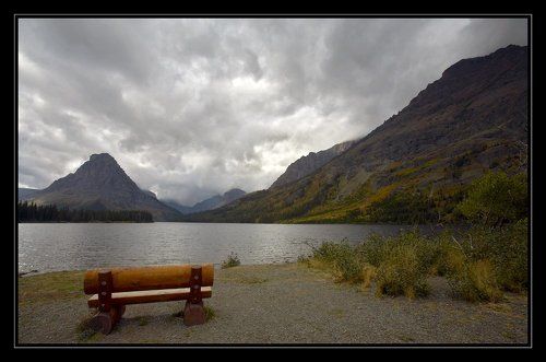 Upper Two Medicine Lake, Glacier National Park.